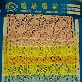 远泰鞋材推出优质时尚花边布001，引领鞋材面料新潮流