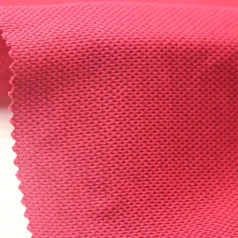 服装鞋材抗静电功能性针织面料 全涤导电丝防静电条纹速干网眼布的创新与应用