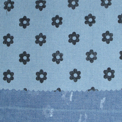 MB4061印雪花牛仔布料 专业鞋材与服装面料的优选